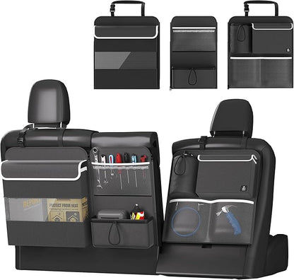 Back Seat Trunk Organizer Hanging Car Organizer Trunk Foldable Cargo Storage with 7 Large Pockets