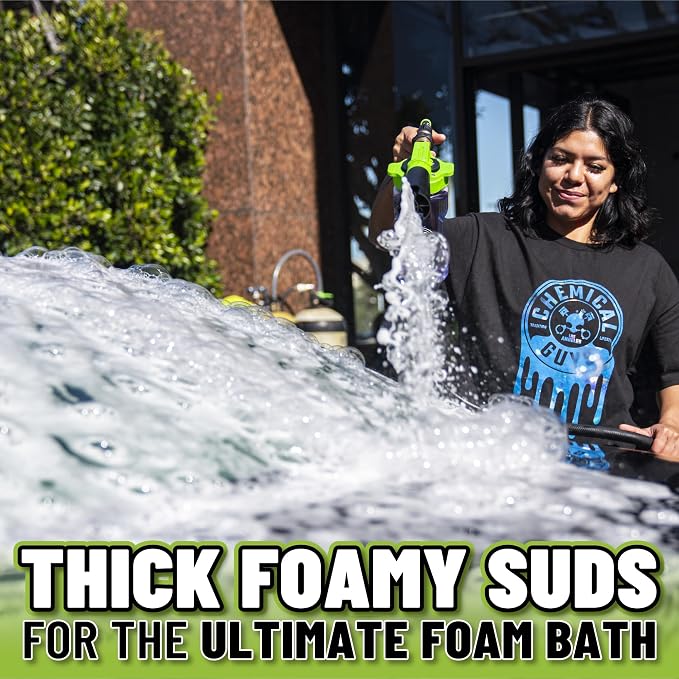 Chemical Guys TORQ Foam Blaster 6 - Foam Cannon Garden Hose Attachment,Easy to Use,Sprays Thick Suds for Safe Washing Trucks,SUVs,Motorcycles,RVs,and Other Vehicles,(Pack of 6)