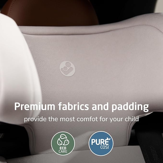Maxi-Cosi Tanza Belt-Positioning Booster Car Seat with Back, Foldable Car Seat, Sea Shadow