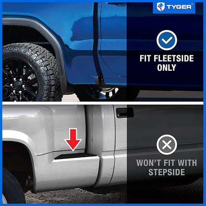 Tyger Auto T3 Soft Tri-Fold Truck Bed Tonneau Cover Compatible with 2004-2008 Ford F-150; 2005-2008 Lincoln Mark LT | Styleside 6.5' Bed (78") | TG-BC3F1017, Black