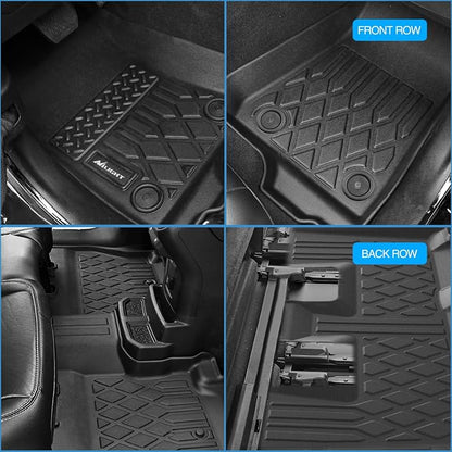 Nilight Floor Mats for Ford Flex 2009 2010 2011 2012 2013 2014 2015 2016 2017 2018 2019 All Weather Custom Fit Heavy Duty Floor Liners