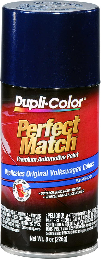 Dupli-Color Perfect Match Premium Automotive Paint, Indigo Blue Pearl, 8 oz