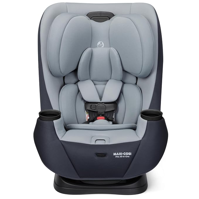 Maxi-Cosi Pria All-in-One Convertible Car Seat, Infant to Toddler Car Seat, Easy-Install Harness, Machine-Washable Cover, 5-100 lbs, Seascape
