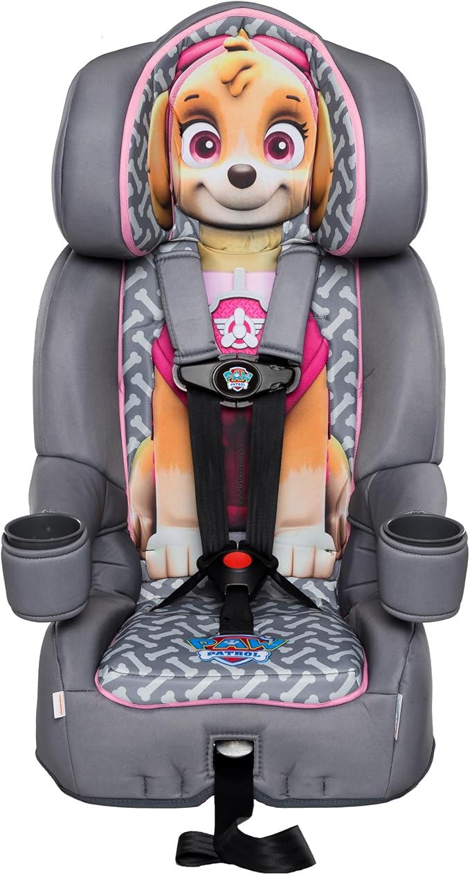 KidsEmbrace 2-in-1 Car Seat | Forward-Facing Harness (26.5–65 lbs) & Booster Mode (40–100 lbs) | Latch | Premium Fit with Multi-Position Headrest, Harness & Recline