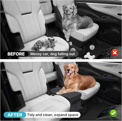 Mixsuper Liner Car Seat Organizer for Subaru Ascent 2019-2026, Console Organizer Backseat Box for Subaru Ascent, Dog Toy Box Storage Bin Kids Toys Baby Supplies Travel Accessories