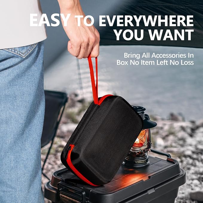 6000A Jump Starter with Air Compressor, Portable Car Battery Jump Starter with 150 PSI Tire Inflator for Up to 10.0L Gas and 8.0L Diesel Engines, 12V Jump Box with LCD Display
