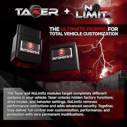 Z Automotive Tazer JL Mini and NoLimitz JL Kit fits 2018-2026 Wrangler JL and Gladiator JT | Improves Security and Performance | Max Customization | Easy Installation