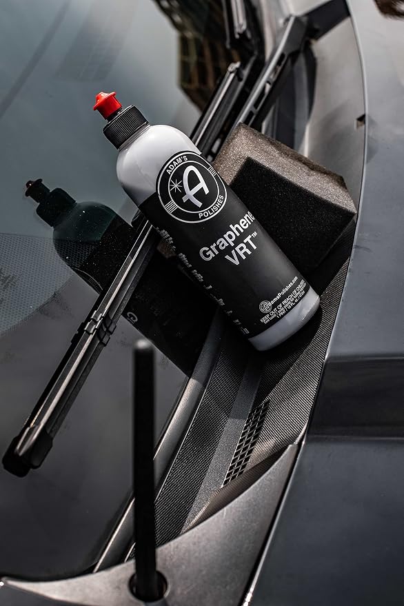 Adam's Polishes Graphene VRT 16oz Vinyl, Rubber, Tire & Trim Dressing - Durable UV Protection and Water Repellent - Graphene Ceramic Infused Formula - Dress Tires or Trim Without Worry of Slinging