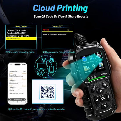 OBDII Scanner Car Engine Fault Code Reader Diagnostic Vehicle Scan Tool