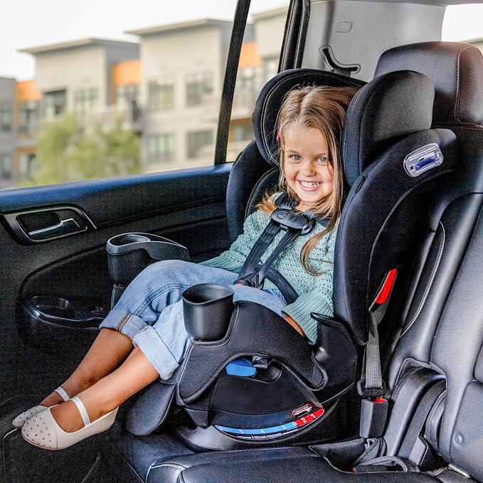 Evenflo All4Stages Slim Plus Canopy 4-in-1 Convertible Car Seat (Bodie Gray)