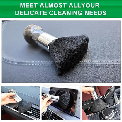 Microfiber Duster Brush with Soft Fibers, Dust Brushes, Efficient Dust Removal, Cleaning Tool Perfect for Car Interior, Keyboards, Artwork, Craft
