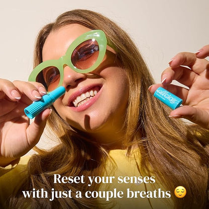 Allclair Nausea Relief Inhaler for Motion & Morning Sickness – Fast-Acting, Non-Drowsy, Natural Alternative to Pills & Patches, Travel Essential (2 Inhalers)