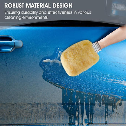 S.M. Arnold Spun Gold™ Professional Car Wash Mitt - Durable, Scratch-Resistant, 8" x 11", Lorene Synthetic Fibers | Ideal for Auto Detailing, Cleaning Supplies, Vehicle Care & Maintenance