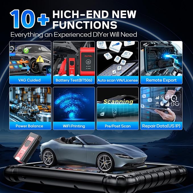 Autel MaxiSys MS906MAX OBD2 Scanner, Way Better Than MS906 Pro, 2026 MS906 MAX Up of MS906S MS906BT MS908, ECU Coding, 3000+ Active Test, 40+ Service, All System Diagnostic, CAN FD/DoIP, AutoScan 2.0