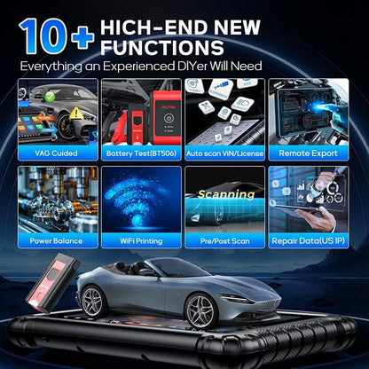 Autel MaxiSys MS906MAX OBD2 Scanner, Way Better Than MS906 Pro, 2026 MS906 MAX Up of MS906S MS906BT MS908, ECU Coding, 3000+ Active Test, 40+ Service, All System Diagnostic, CAN FD/DoIP, AutoScan 2.0