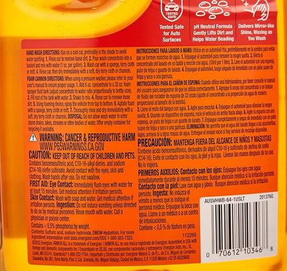 Armor All Ultra Shine Car Wash and Car Wax,Cleaning Fluid for Cars,Trucks,Motorcycles,64 Fl Oz Each,(Pack of 3)