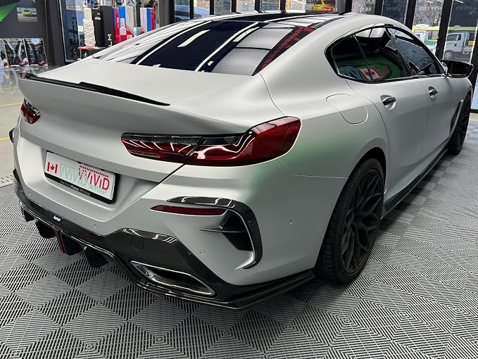 ColorFusion PPF by VViViD, Matte Stealth Chrome Silver Dry Apply PPF Vinyl Car Wrap Roll 10ft x 5ft
