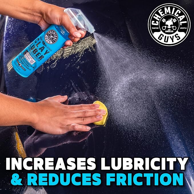 Chemical Guys CLAY_BLOCK_KIT Clay Block V2 and Clay Luber, Clayblock and Clay Super Lube, 16 fl oz
