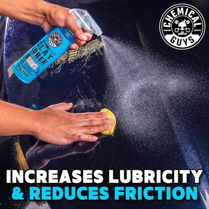 Chemical Guys Luber Synthetic Lubricant and Detailer 2 Pack (2 x 16 Fl. Oz.) - Clay Bar Lubricant and Quick Detailer for Smooth, Glossy Finish (WAC_Cly_100_1602)