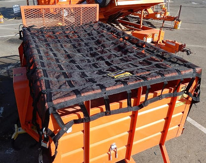 Gladiator Cargo Nets - Heavy Duty Trailer Cargo Net - (SUT-100) - 7.3' x 9.3' (for 5x8 ft Trailers)