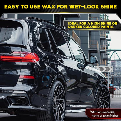 Meguiar's G7716 Gold Class Carnauba Quik Wax, Special Blend for Richness and Shine, Clear Coat Safe Meguiar's Quik Wax, Spray that Leaves Lasting Results without Residue, 16 Oz Containe (Pack of 6)