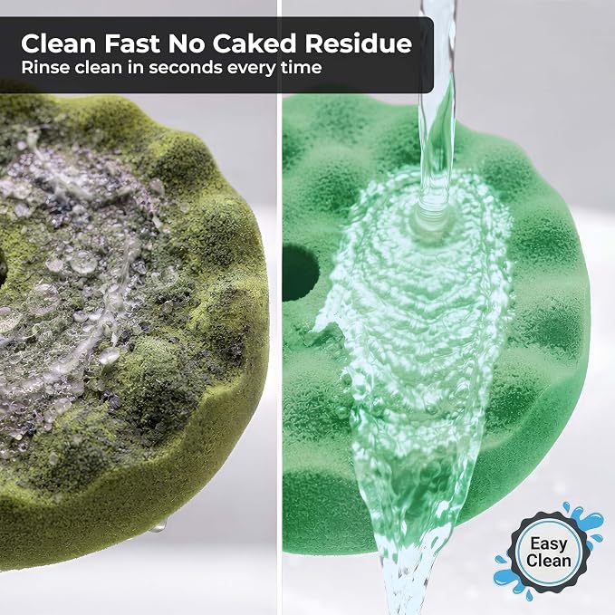 TCP Global 6.5" Green Waffle Foam Buffing Pad Hook and Loop Backing - Soft Pad for Polishing, Automotive, Marine, Truck, RV & Compound Cutting, Car Polishing Pads