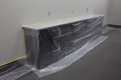 Pre-Taped Masking Film (2-Feet X 65-Feet, 12-Pack)