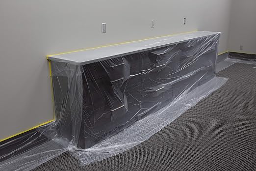 Pre-Taped Masking Film (5-Feet X 65-Feet,12-Pack)