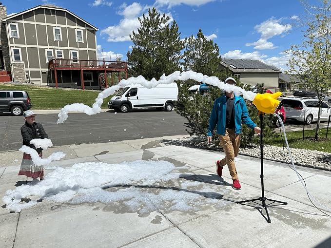 Partymachines Foam Powder - Great for the Skeptic who Want to use Powder Packs in Their Foam Cannon - Test This Product in the Large Party Bubble generators - just Like the Video on This Page
