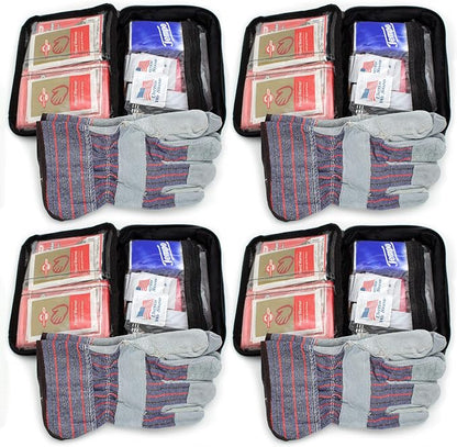 Emergency Zone Basic Roadside Assistant Car Emergency Kit. 4 Pack