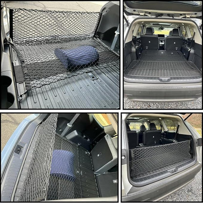 2 Pcs Trunk Organizer Cargo Net Suitable for 2024 2025 2026 Toyota Grand Highlander Hybrid Limited Platinum Nightshade XLE LE,Envelope Style&Rear Trunk Floor Style Cargo Net Car Trunk