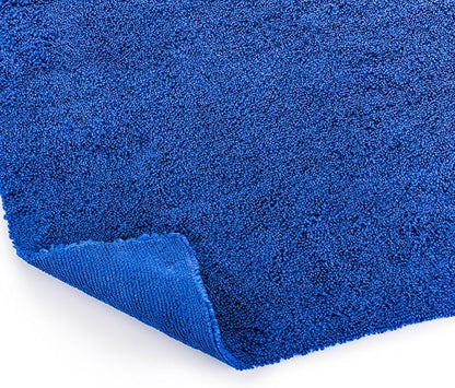 The Rag Company - Creature Edgeless Auto Detailing Towels (10-Pack) Professional 70/30 Blend, Dual-Pile Plush Microfiber, Buffing & Polishing, 420gsm, 16in x 16in, Royal Blue