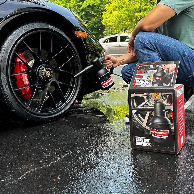 Metrovac Sidekick SK-1 Motorcycle & Car Dryer and Air Force Blaster Sidekick with 12 Foot Cord and Matte Finish for Profesional Motorcycle Detailing, Made in the USA
