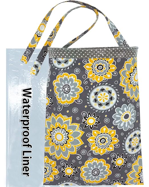 Car Trash Bag Hanging Front Seat Back Seat Headrest Console - Car Trash Bin with Reusable Waterproof Liner and Disposable Bags - Car Waste Basket (Large Grey)