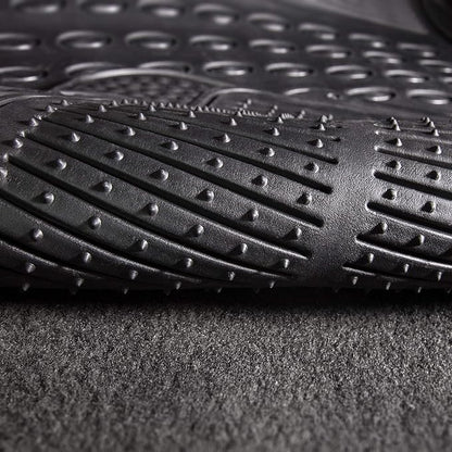 FH Group Car Floor Mats - Heavy-Duty Rubber Floor Mats for Cars, Universal Fit Full Set, Trimmable Automotive Floor Mats, ClimaProof Floor Mats For Most Sedan, SUV, Truck Floor Mats Gray