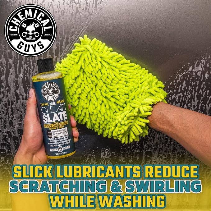 Chemical Guys CWS80316 Clean Slate Deep Surface Cleaning Car Wash Soap (Removes Old Car Waxes, Glazes & Sealants for Superior Surface Prep), 16 fl oz, Citrus Scent
