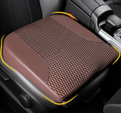 Lofty Aim Car Seat Cushion, Comfortable Memory Foam Seat Pillow for Driving, Sciatica-Back Pain Relief, Cushion for Car-Truck, Office, Wheelchair - Brown