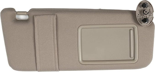 Ezzy Auto Beige Right Passenger Side Sun Visor fit for Toyota Camry Without Sunroof 2007 2008 2009 2010 2011