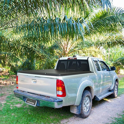 AUTOSAVER88 Tri-Fold Soft Truck Bed Tonneau Cover Fits for 2005-2026 Nissan Frontier(NO México) 5 ft Bed