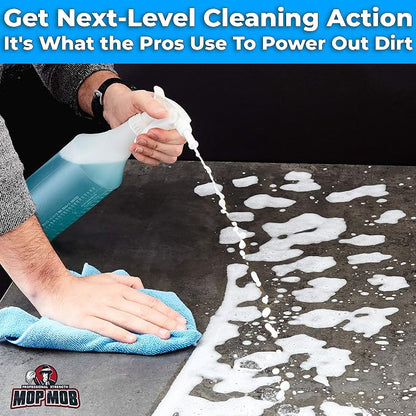Dirt-Lifting Durable Foaming Spray Heads 5 Pk. Best Heavy Duty Nozzle Replacements for Large 32 Oz Plastic or Glass Bottles. Perfect Foam Nozzles for House and Bathroom Cleaning or Auto Detailing.