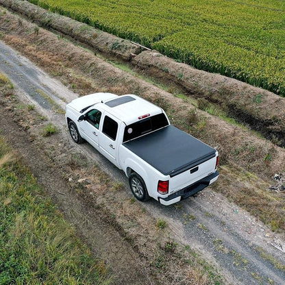 Amazon Basics Soft Roll-Up Truck Bed Tonneau Cover, 5.8 feet, Water-Resistant, Easy Install for 2014-2019 Chevy Silverado, GMC Sierra 1500, Fleetside