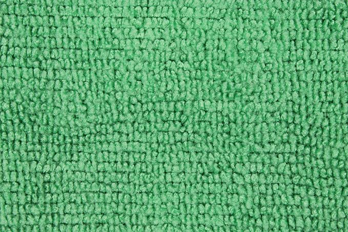 CleanAide Ultrasonic-Cut 300 GSM Microfiber Cleaning Towels, Lint-Free, Scratch-Free, Highly Absorbent, Durable & Reusable with Label-Free Edges for Auto, Home & Commercial Use, 14" x 14", 12-Pack,