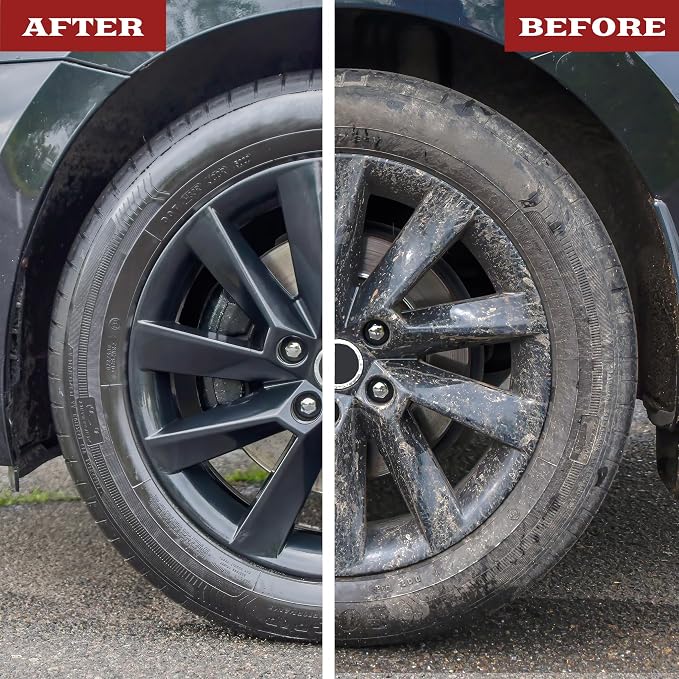 SOCAR Pit Crew Wheel Cleaner - 16 fl oz Removes Brake Dust, Road Dirt, Grime. Professional Strength Powerful Formula. Safe for Aluminum, Chrome, Alloy Wheels, Brake Components