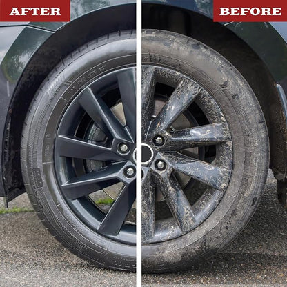 SOCAR Pit Crew Wheel Cleaner - 16 fl oz Removes Brake Dust, Road Dirt, Grime. Professional Strength Powerful Formula. Safe for Aluminum, Chrome, Alloy Wheels, Brake Components