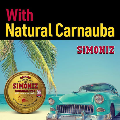 Simoniz SIM0010A 150G Original Carnauba Wax for Polishing, Paint Protection