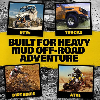 Durabasics Heavy Mud Wash – Highly Concentrated 1:32 Ratio, Thick Foam Car Wash Soap & ATV Cleaner for Trucks, UTV Cleaner, Dirt Bikes & RVs – Works with Foam Cannons & Bucket Washes – 64 fl oz