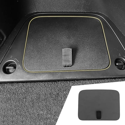 Rear Trunk Organizer Cover Compatible with 2023 2024 2025 2026 Honda Pilot Trunk Organizer Storage Bin Lid Left Driver Trunk Side Storage Box Cover Protector Black 7&8 Seats Pilot Accessories