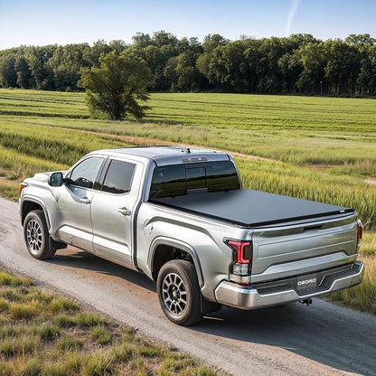 OEDRO Soft Tri-Fold Truck Bed Tonneau Cover Fit for 2017-2026 Honda Ridgeline 5 Feet Bed