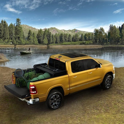 YITAMOTOR Soft Tri Fold Truck Bed Tonneau Cover Compatible with 2007-2013 Chevy Silverado/ GMC Sierra 1500, Fleetside 5.8 ft Bed
