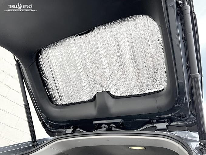 YelloPro Rear Tailgate Window Sunshade Custom Fit for 2021 2022 2023 2024 Toyota Venza SUV, LE, XLE, Limited, UV Reflector Sun Protection Accessories